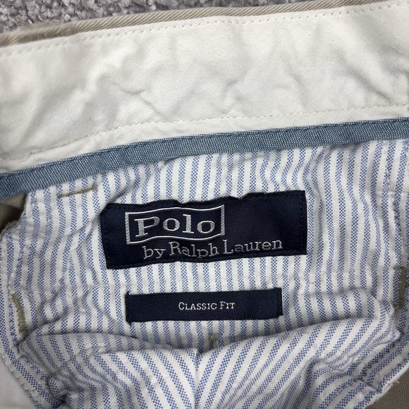 Polo Ralph Lauren Chino Pants Men's 32x30 (Fits 30x28.5) Beige Preppy Workwear - Picture 3 of 9